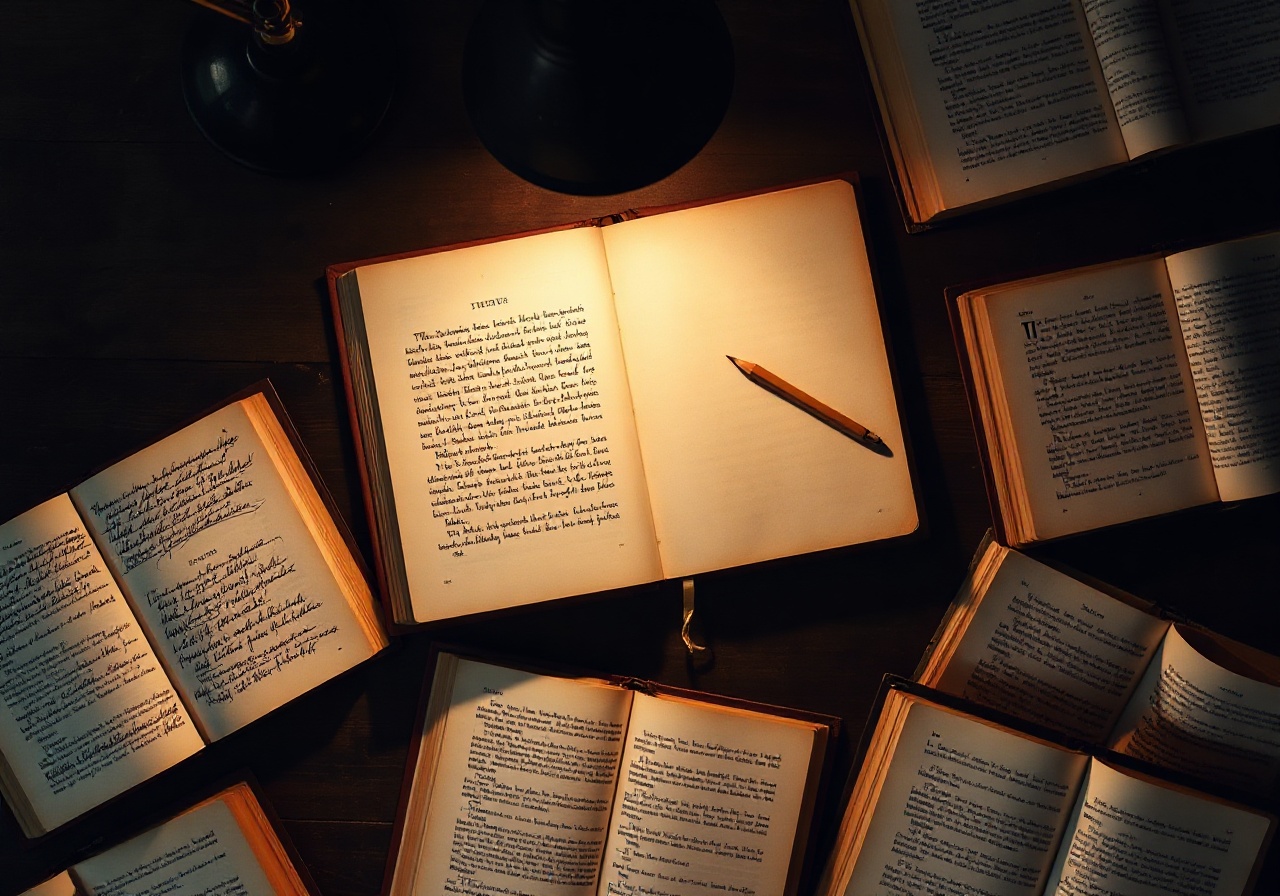 Открытая книга на столе у окна — обложка раздела литературы СОВА